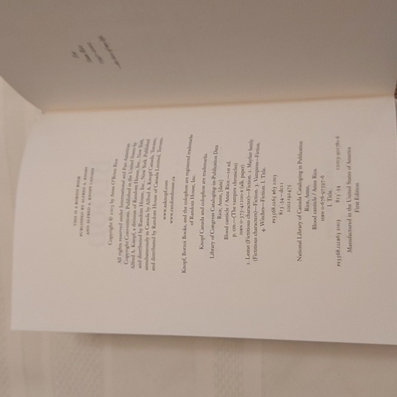 Blood Canticle Hardcover - Picture 3 of 3